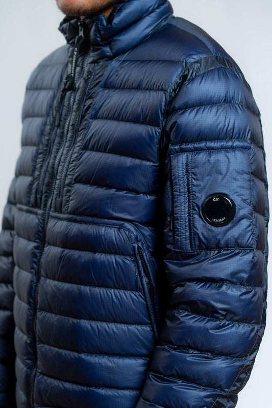 Cp Company Piumino DD Shell Blu, dettaglio