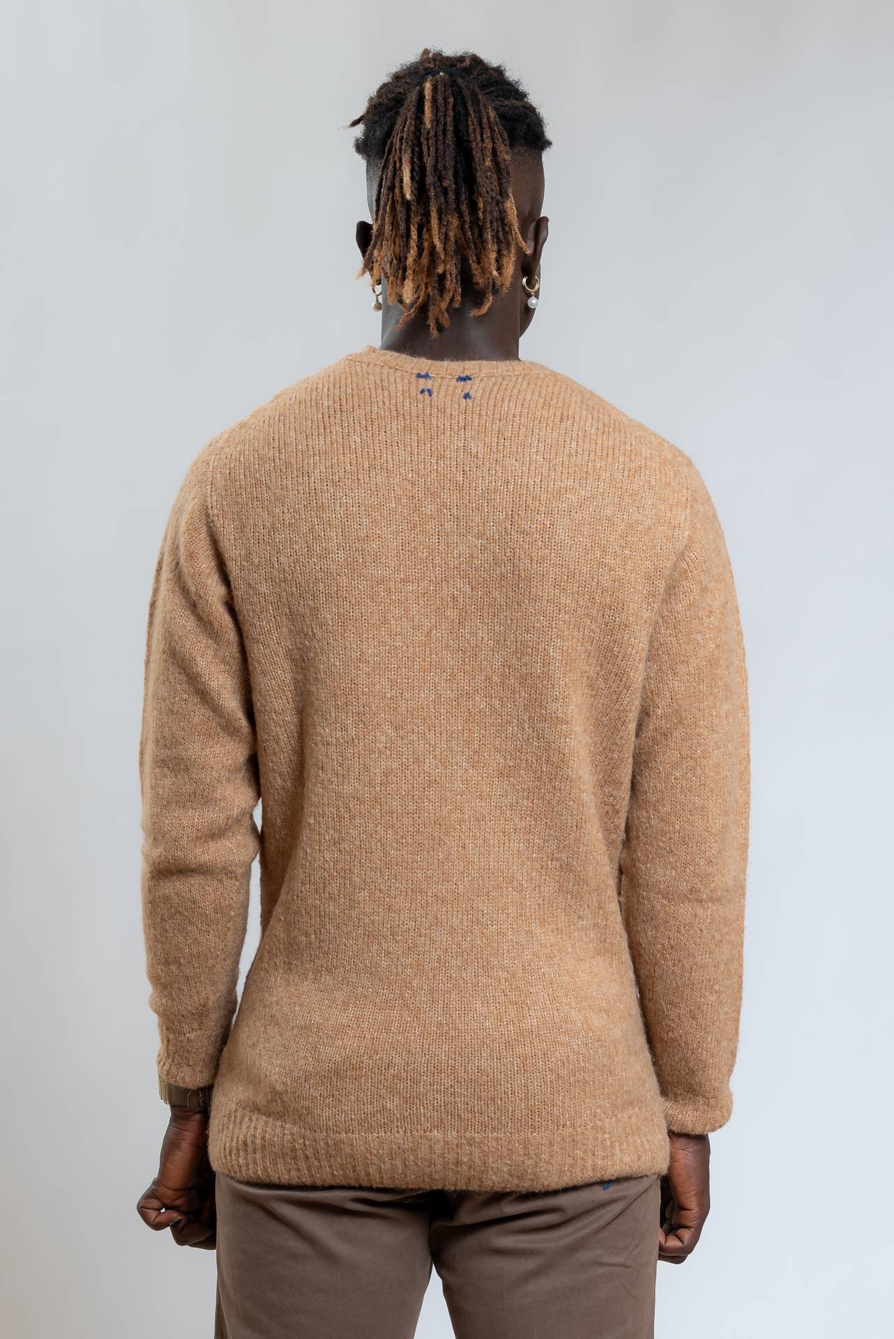 cp company Maglione Will a Girocollo In lana Beige, retro