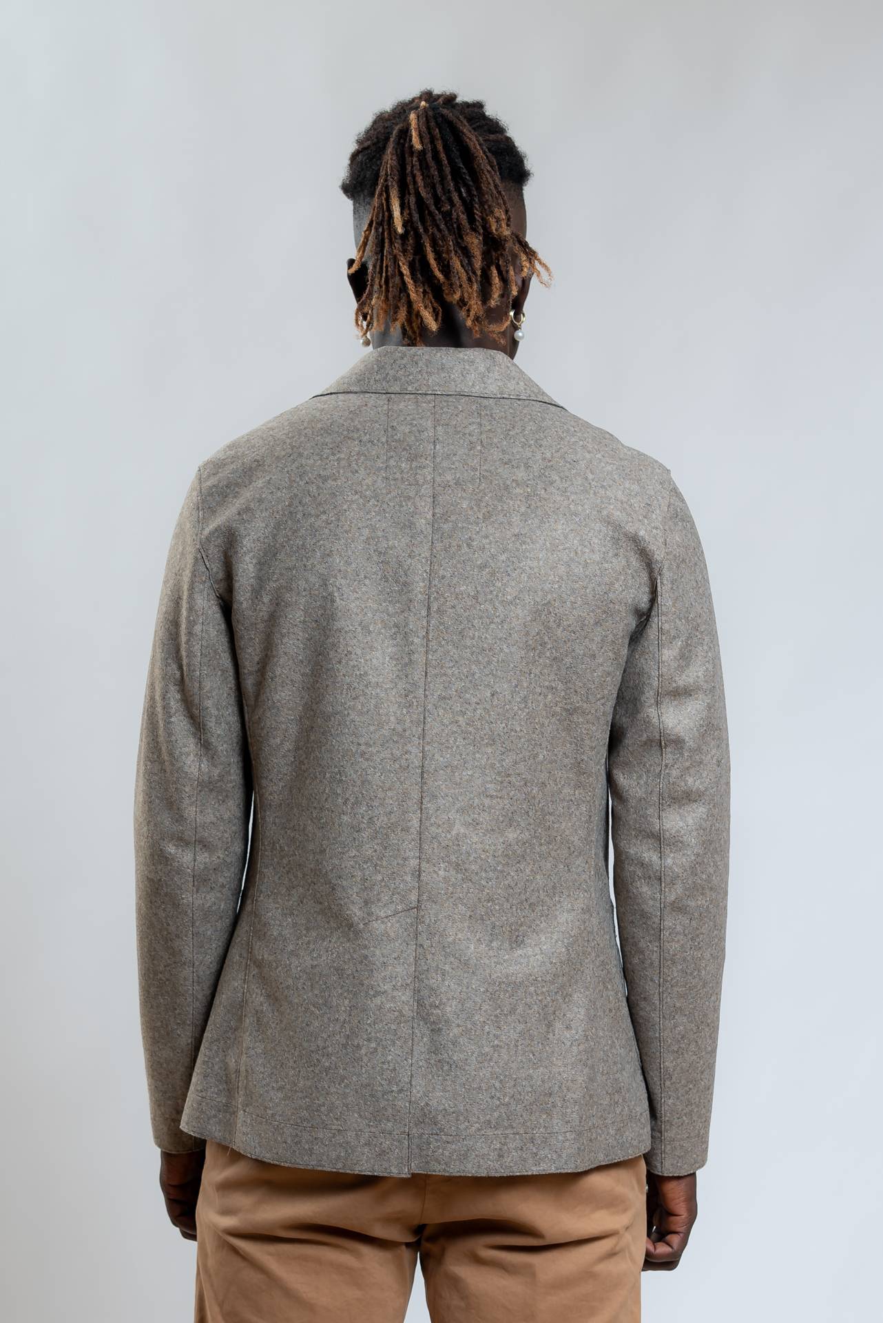 Bob Company Giacca Pole Monopetto Beige, retro