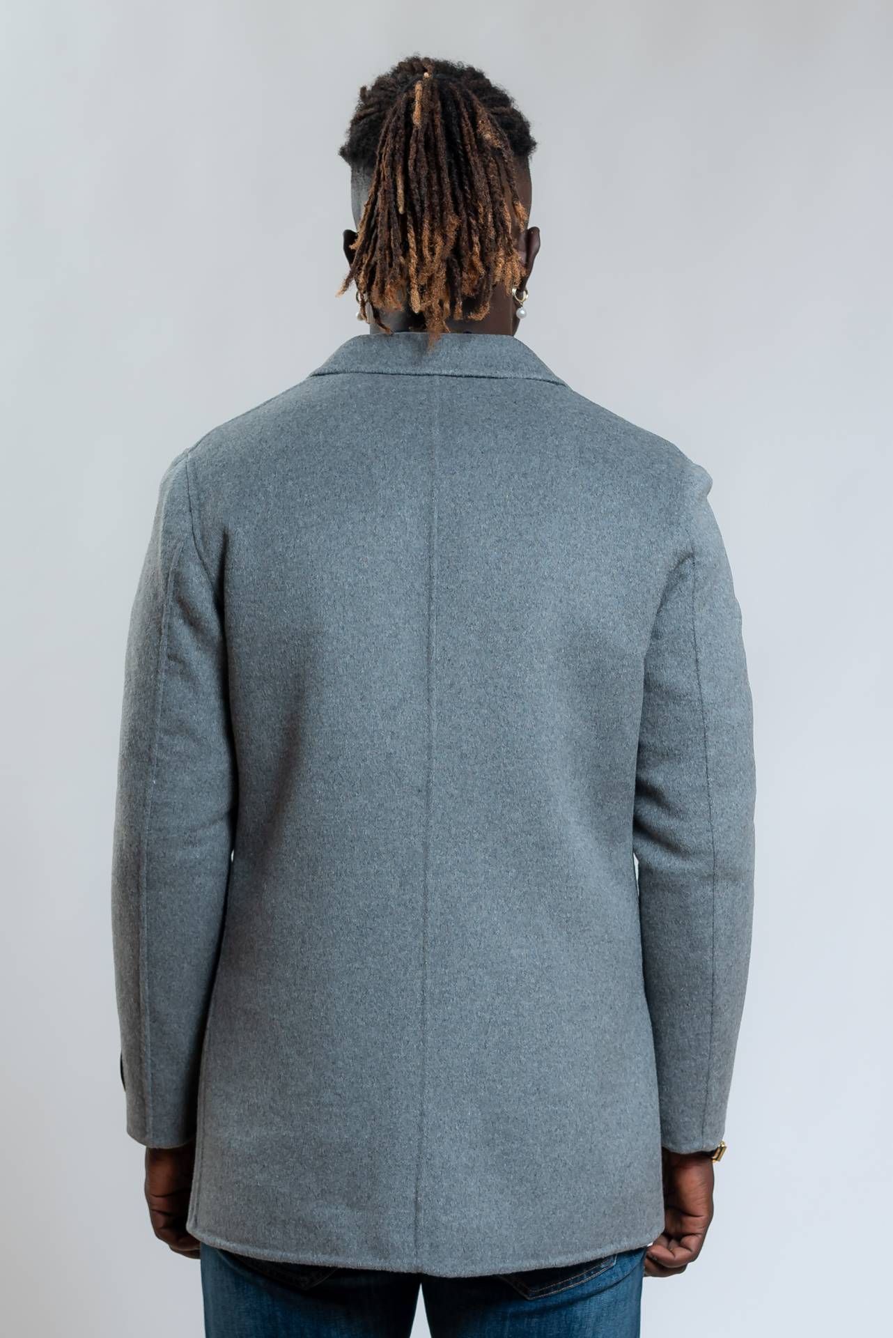 Bob Company Cappotto Bron in Misto Lana grigio, retro