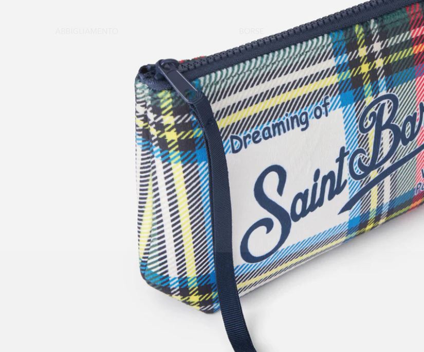 Pochette Aline Tartan Panna