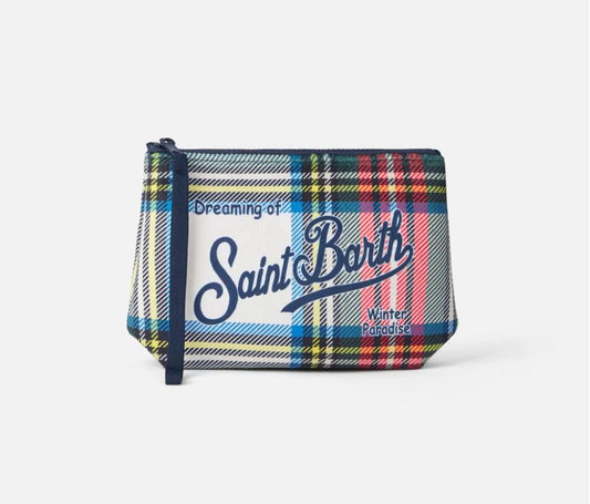 Pochette Aline Tartan Panna