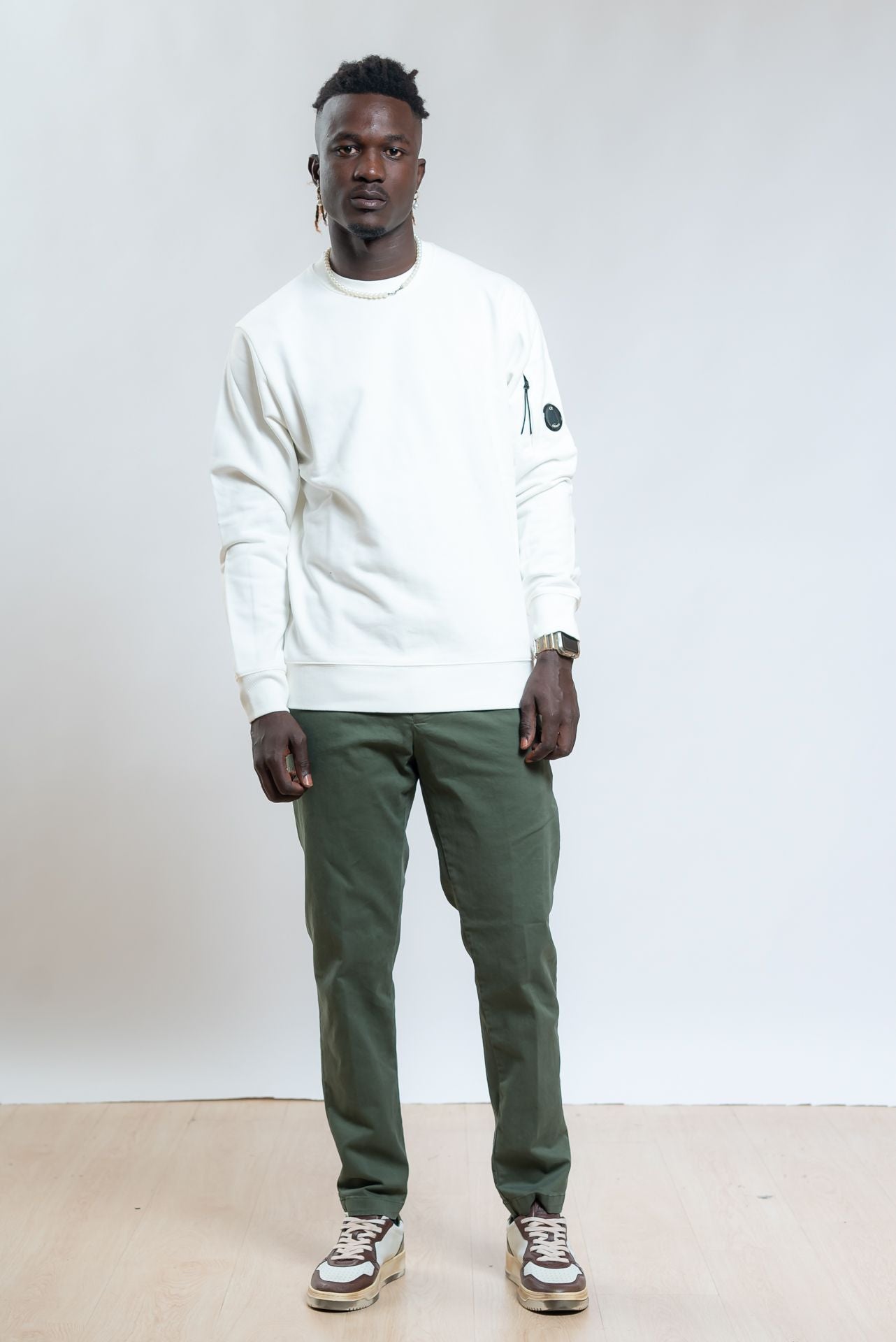 Pantalone Greg Verde con Coulisse