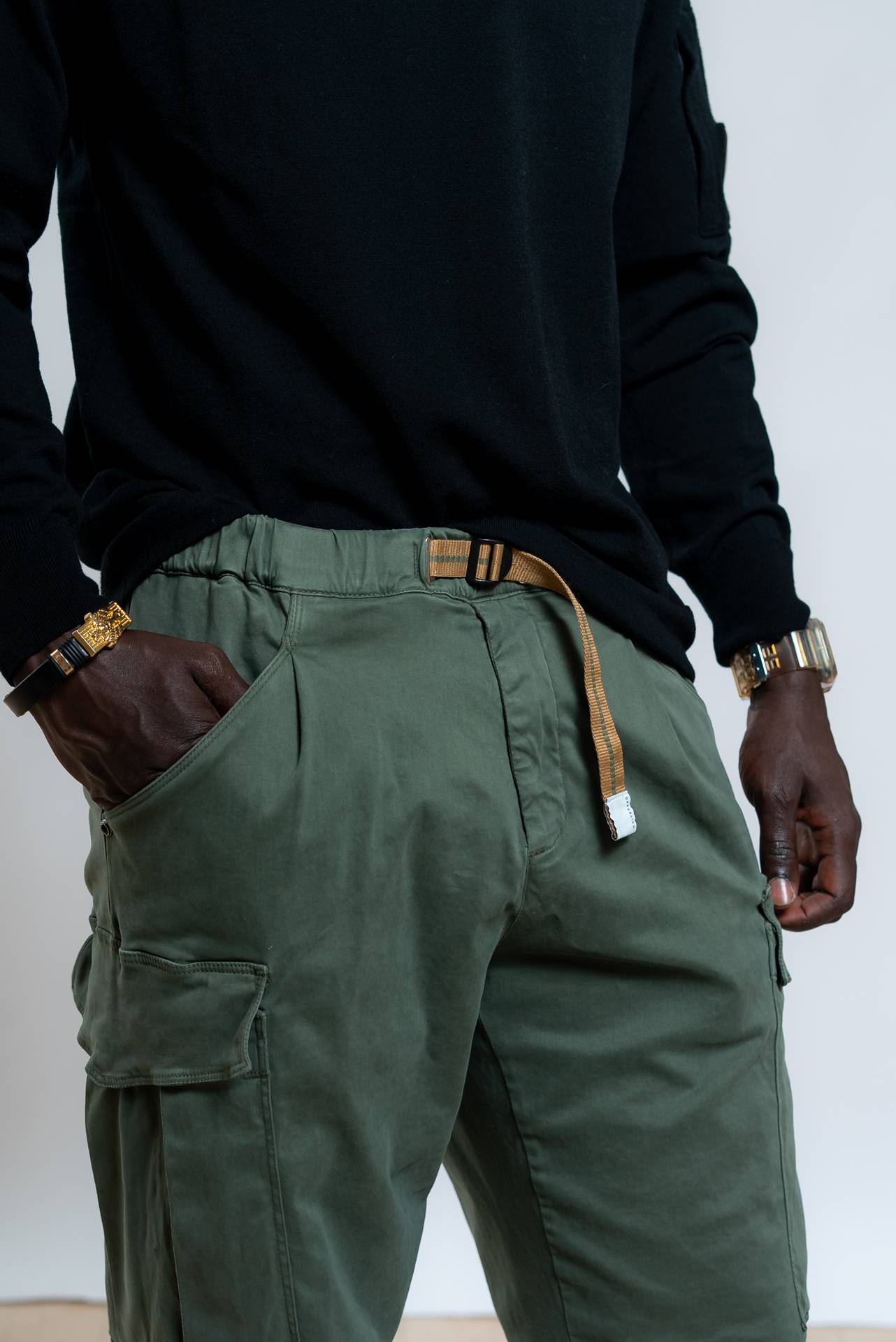 Pantalone Bryan Cargo Verde