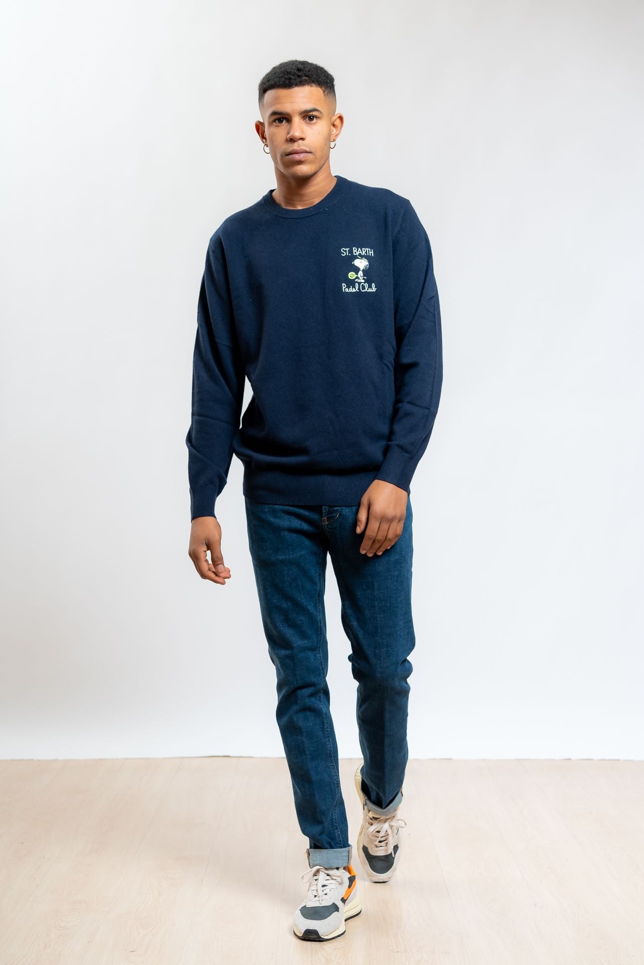 Maglione Heron Light Snoopy Padel Blu