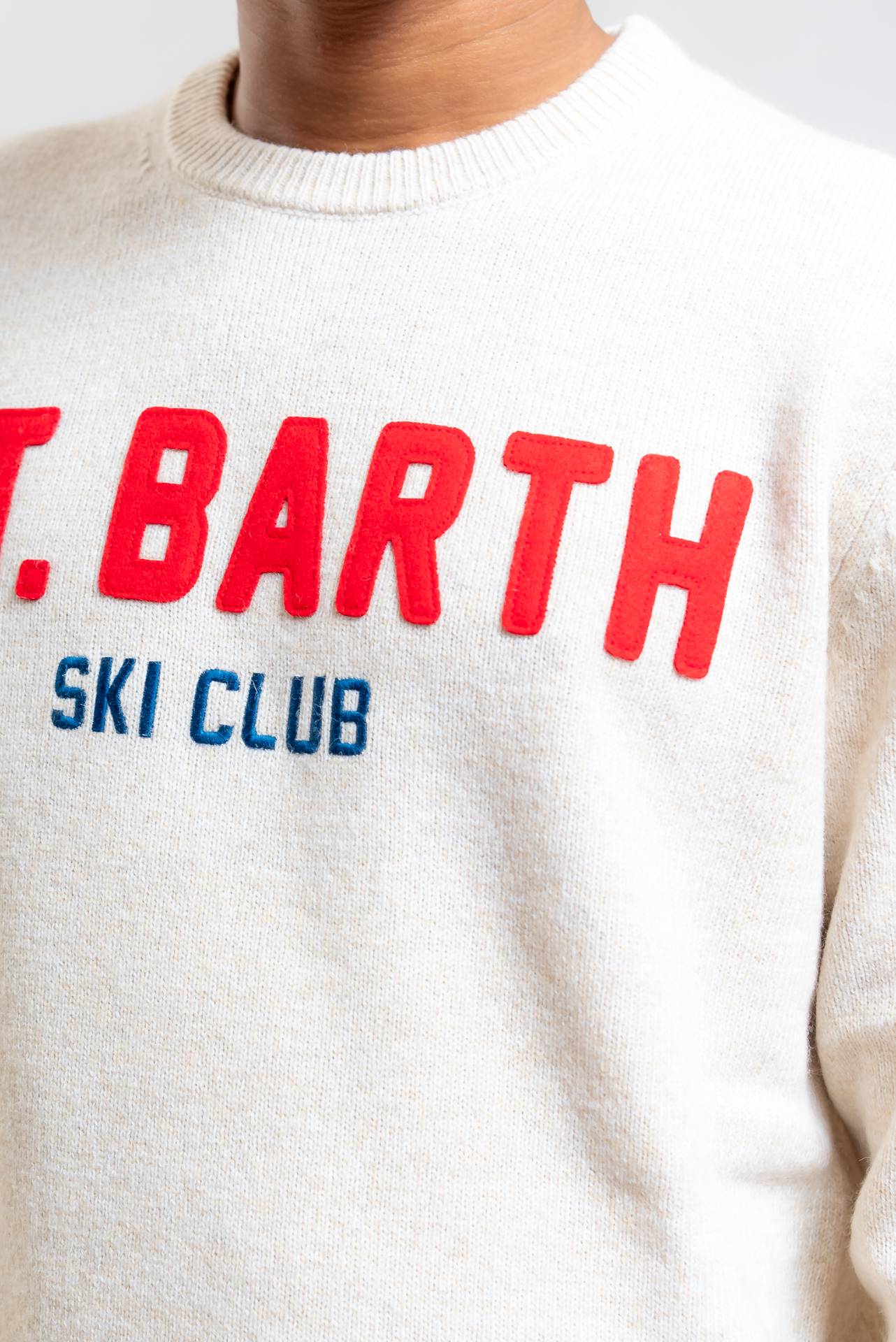 Maglione Heron Donegal in Lana Beige