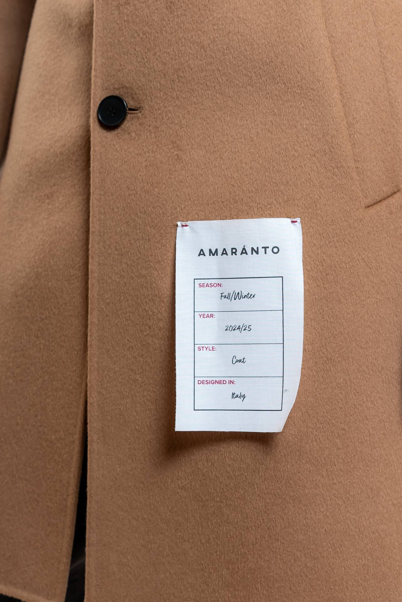 Cappotto Beige in Lana e Cashmere