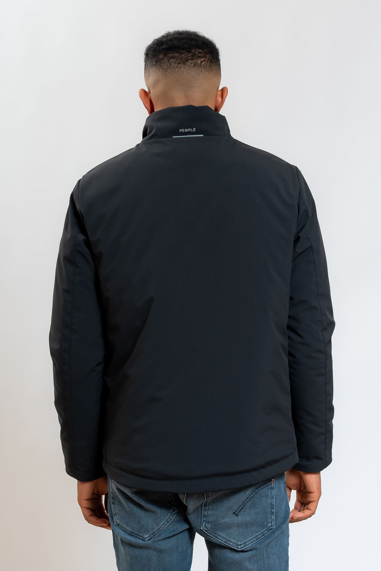 Giubbotto Aki/SC in Tessuto Tecnico Nero