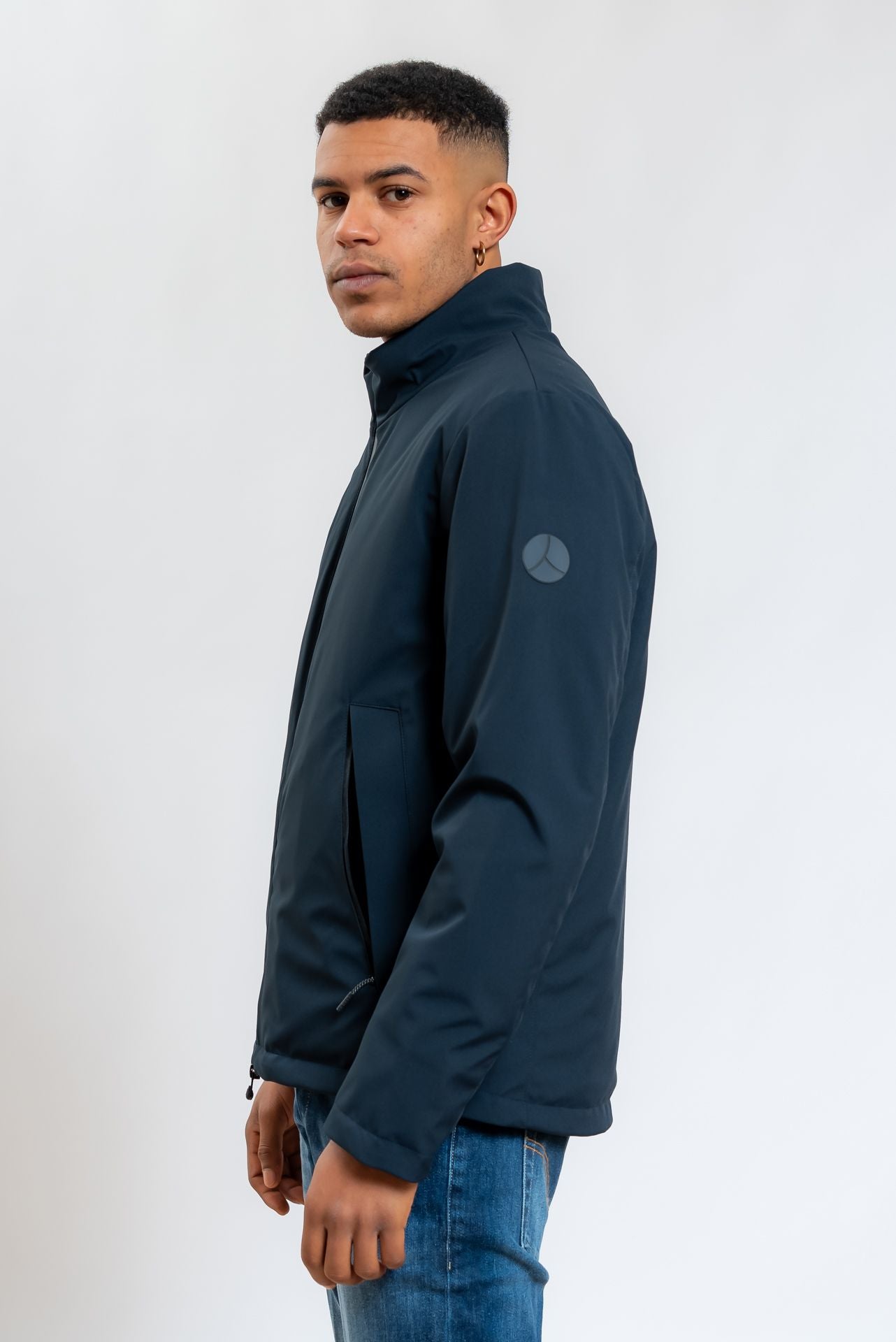 Giubbotto Aki/SC in Tessuto Tecnico Blu