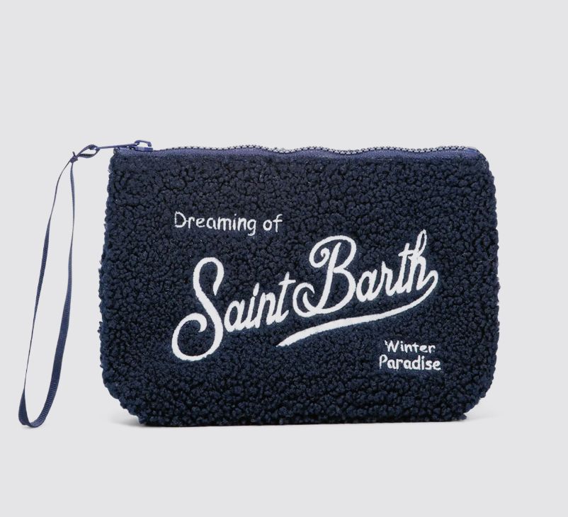 Pochette Aline Teddy Blu