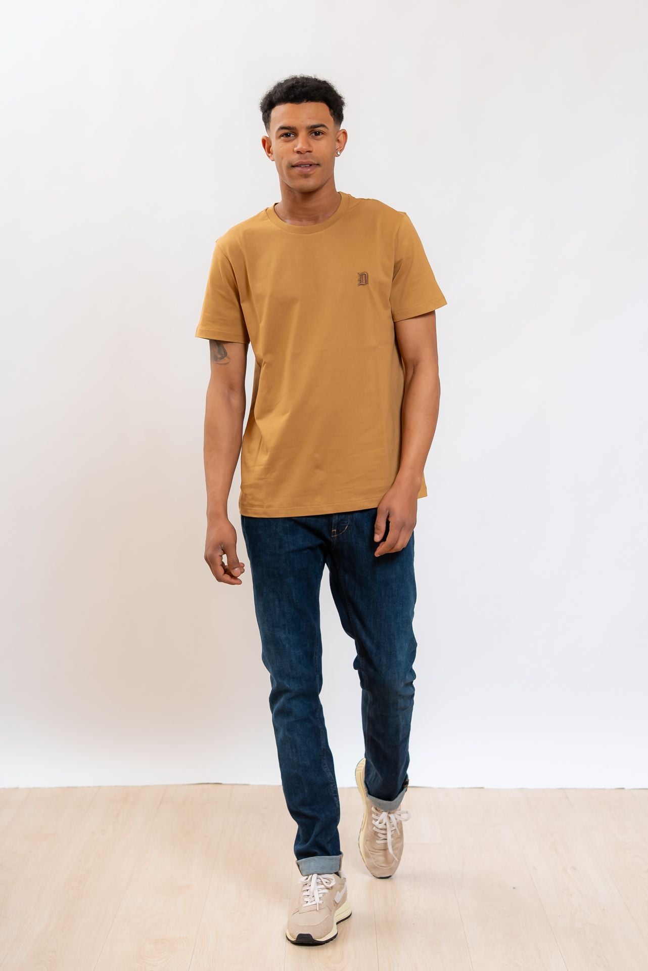 Dondup uomo Jeans George Blu Scuro Skinny Fit, intero