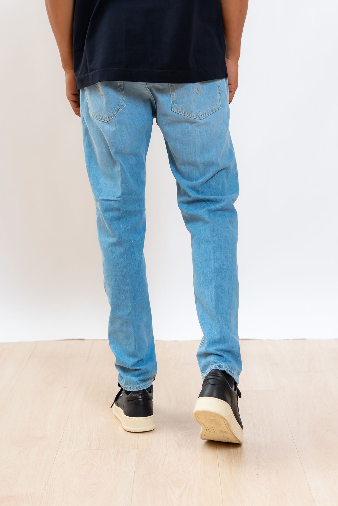 Dondup uomo Jeans Dian Chiaro Carrot Slim Fit, retro