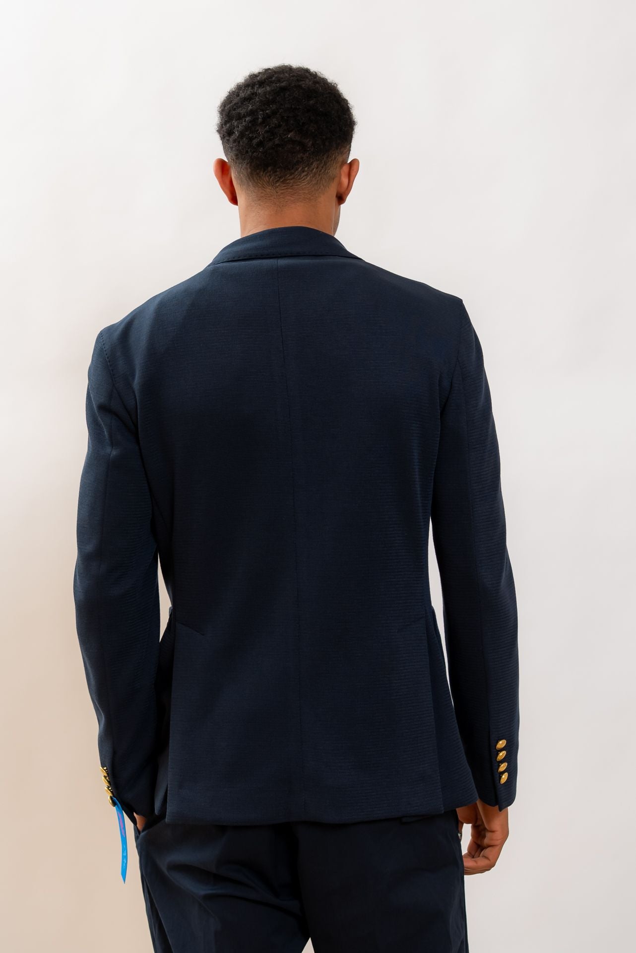 Bob Company Giacca Larry in Maglia Blu, retro