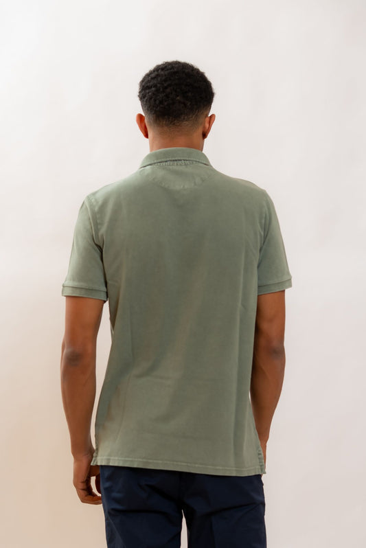 Polo Bliss in Cotone Verde Militare