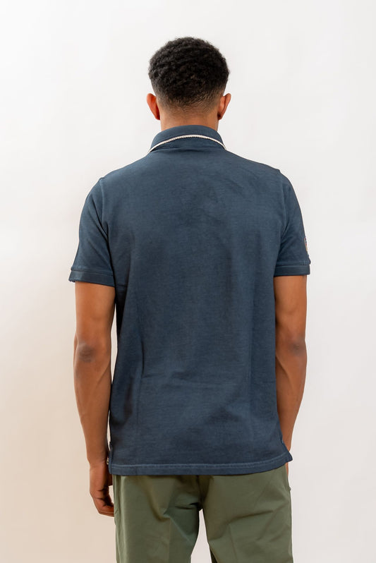 Polo Ricky in Cotone Blu