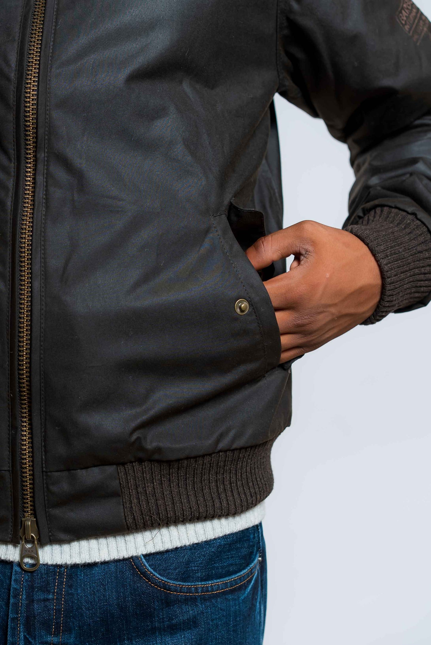 Giubbino Merchant Waxed Verde