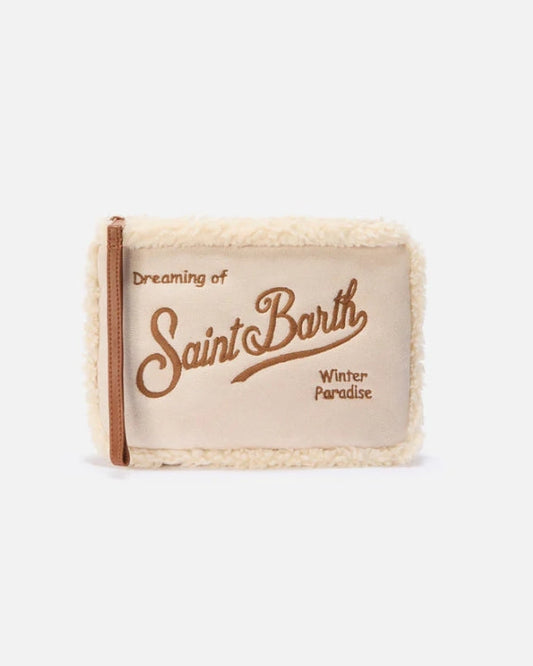 Pochette Aline Shearling Beige