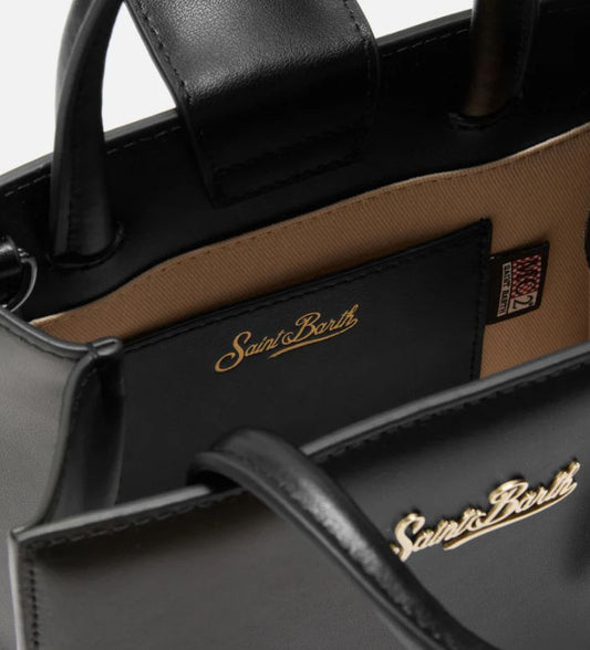 Borsa a Mano Mini In Pelle Nera