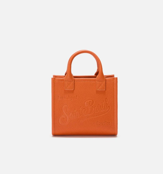 Borsa Vanity Mini In Pelle Arancione