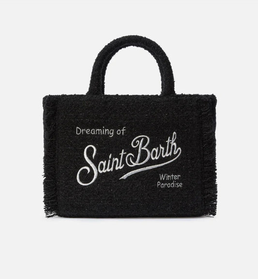 Borsa Colette in Tweed Nero