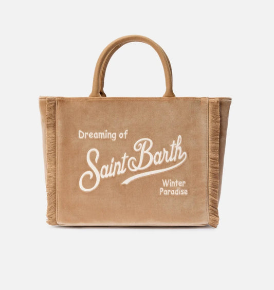 Borsa Colette in Velluto Beige