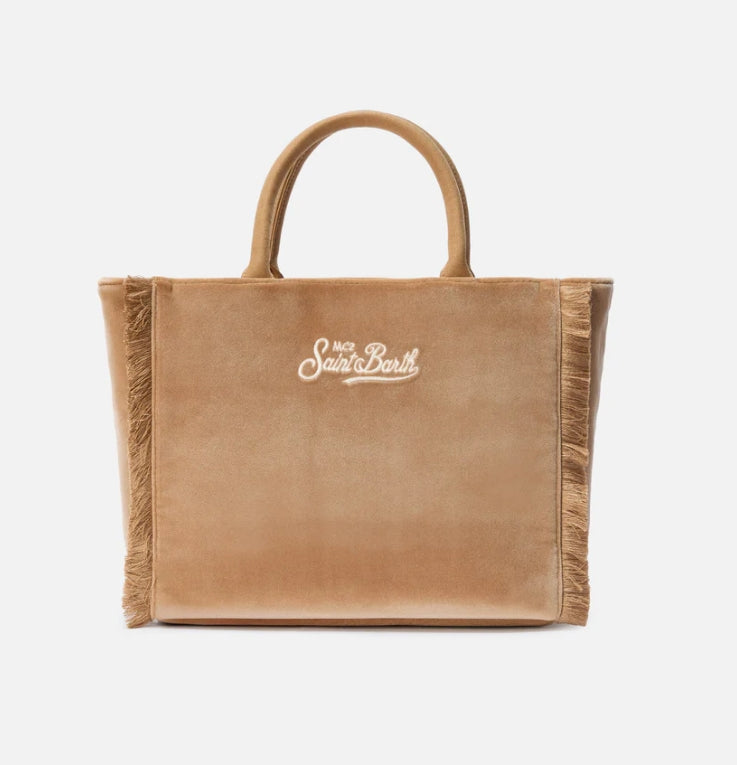 Borsa Colette in Velluto Beige