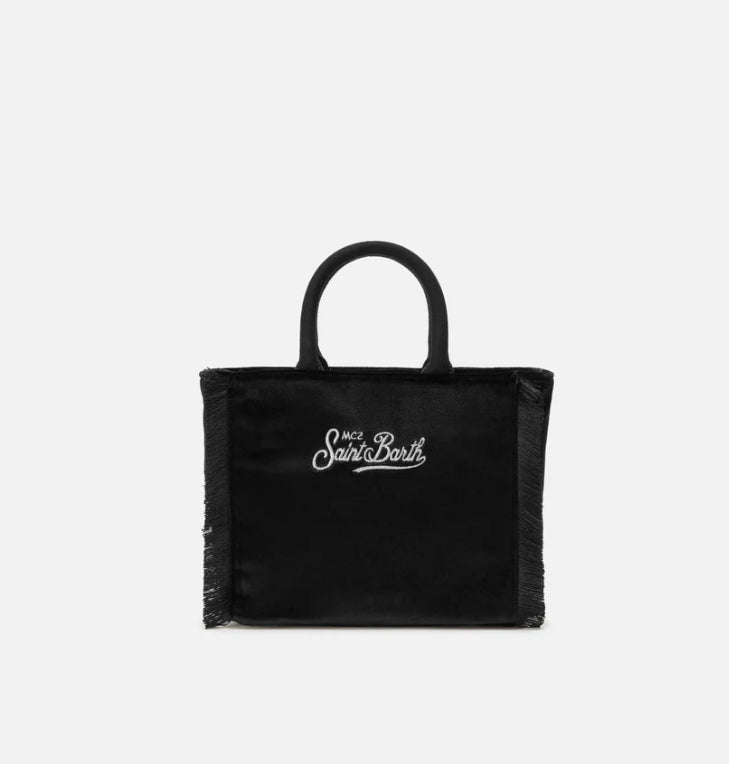 Borsa Vanity Mini in Velluto Nero