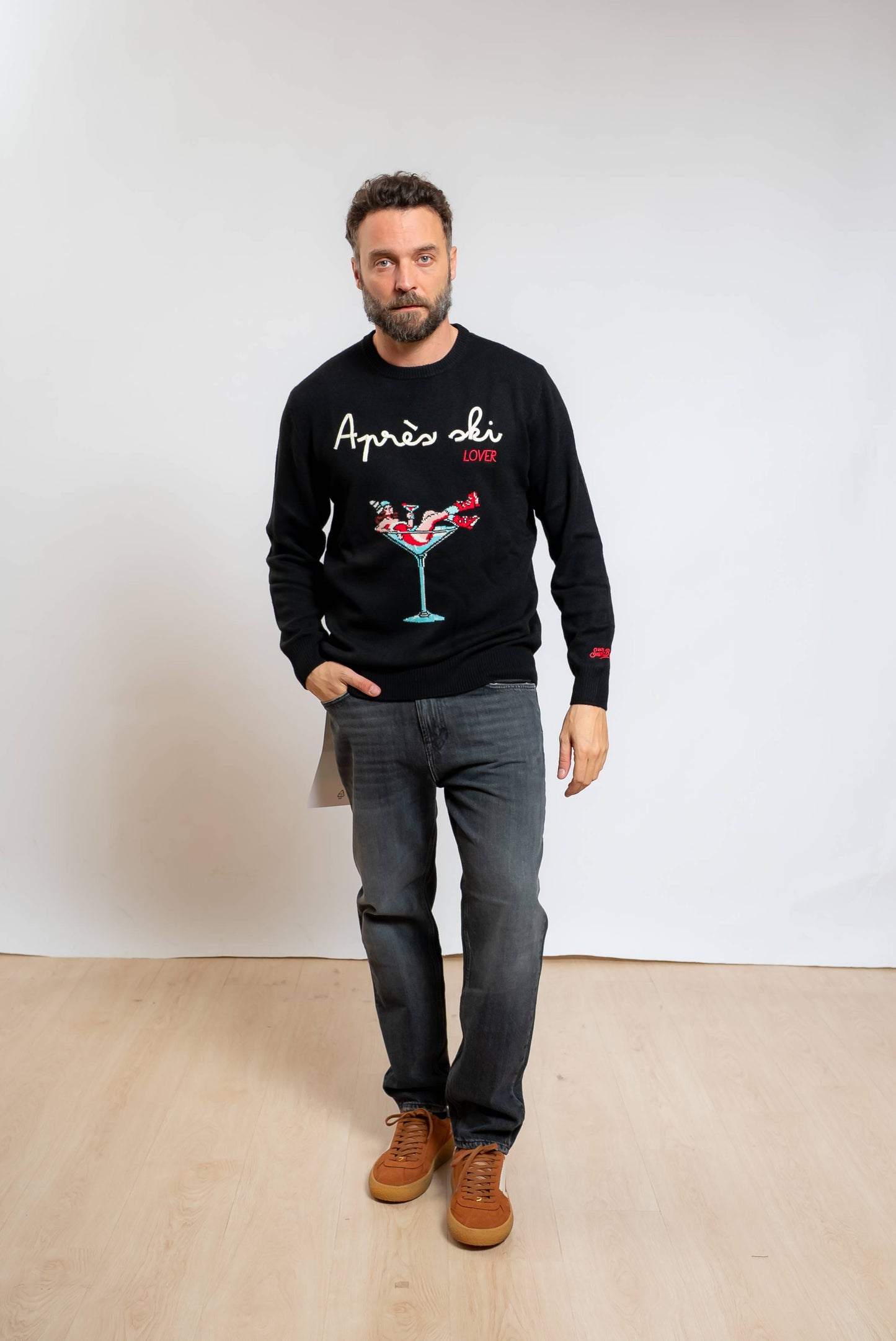 Maglione Heron Apres Girl Glass Nero