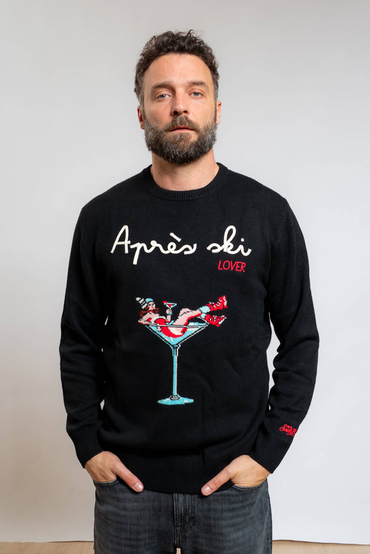 Maglione Heron Apres Girl Glass Nero