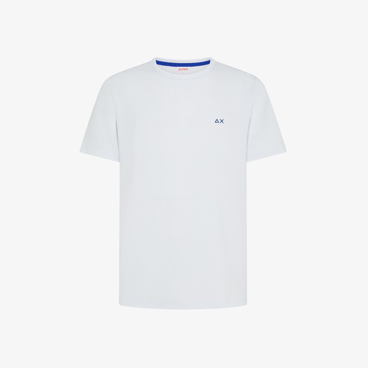T-shirt in Piquet di Cotone Bianco