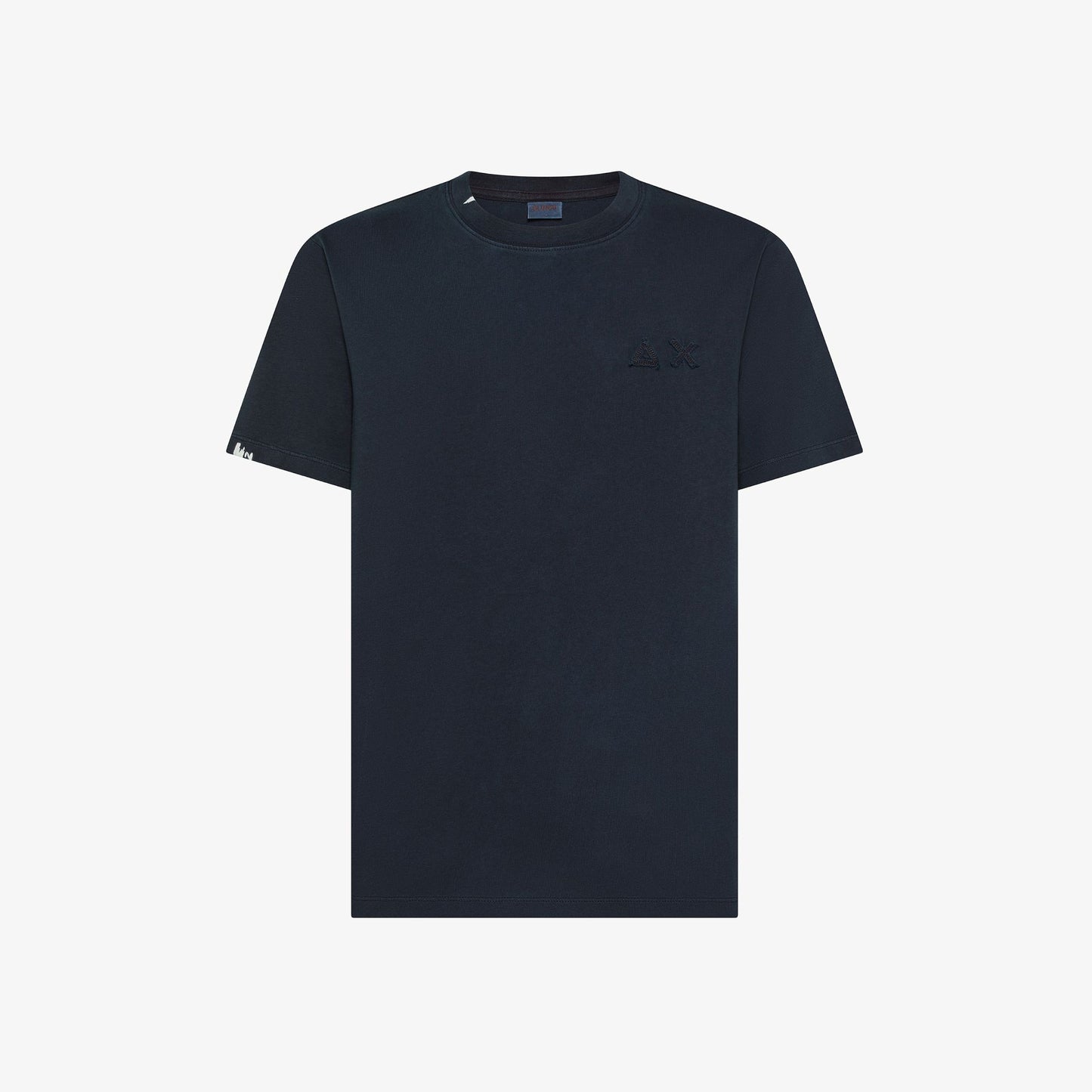 T-shirt in Cotone Blu Navy Vintage
