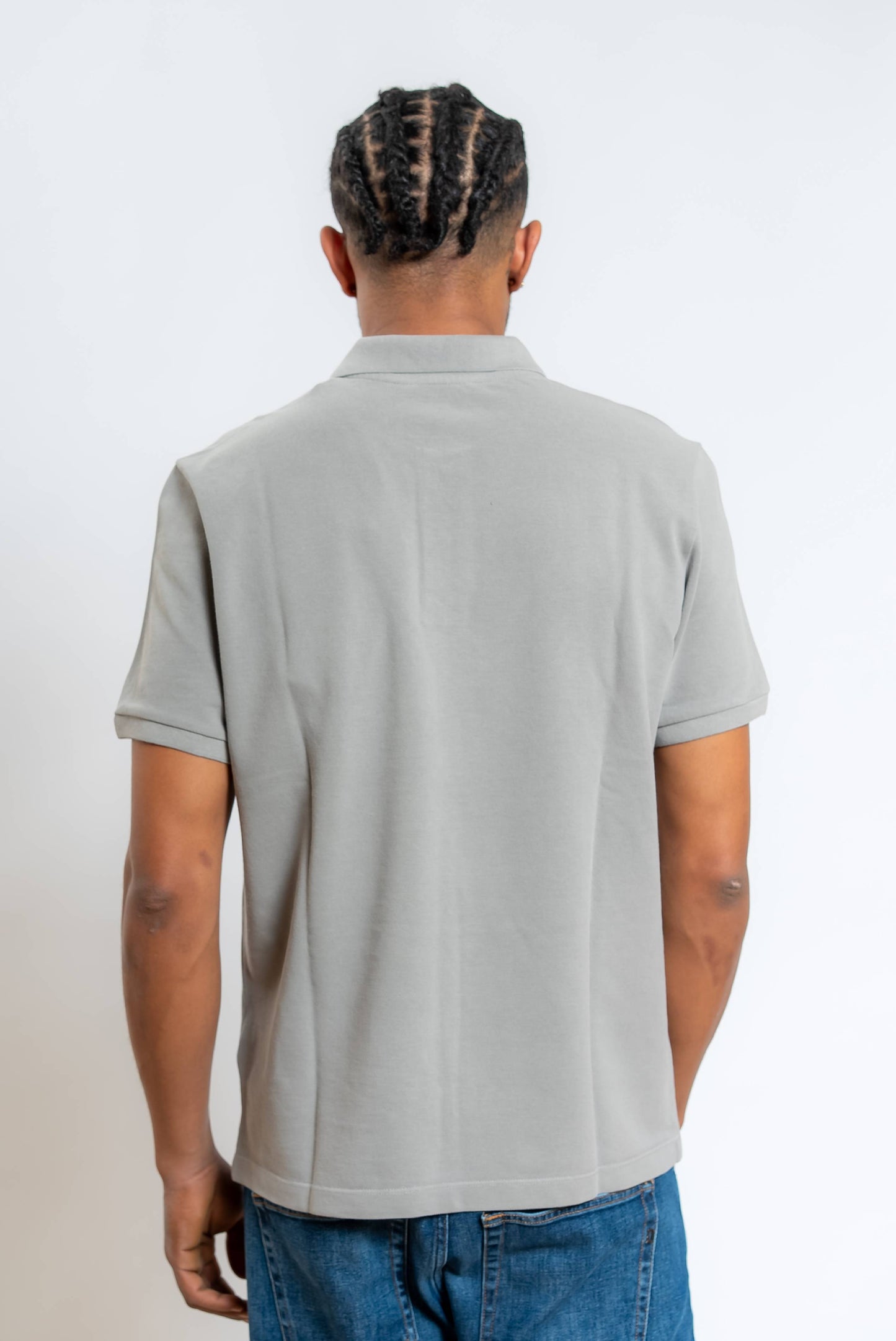 Polo in Piquet Beige con Logo