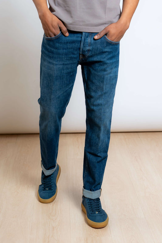 Jeans Icon Regular Fit in Denim Blu