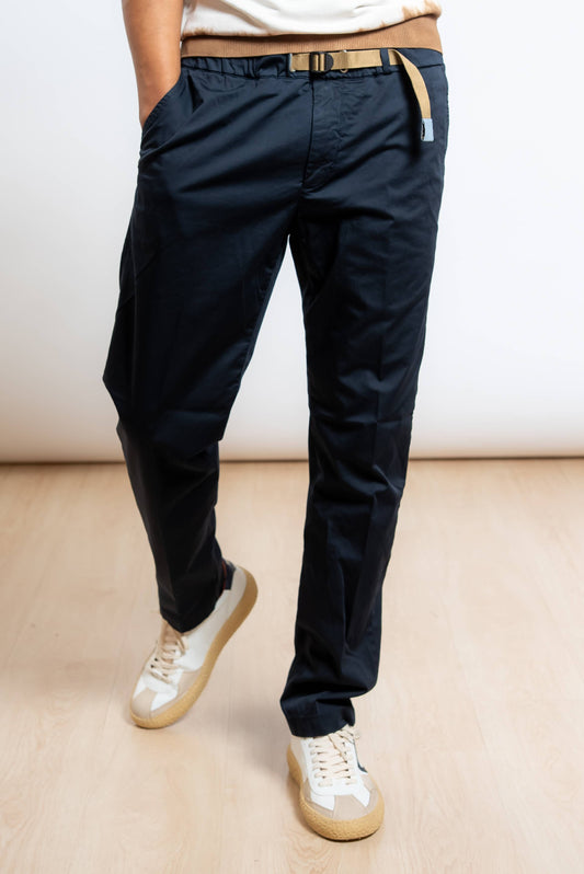 Pantalone Greg in Cotone Pima Blu