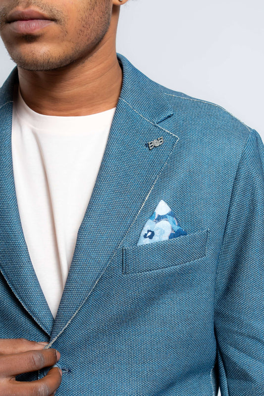 Giacca Picky in Tessuto Stampato Blu