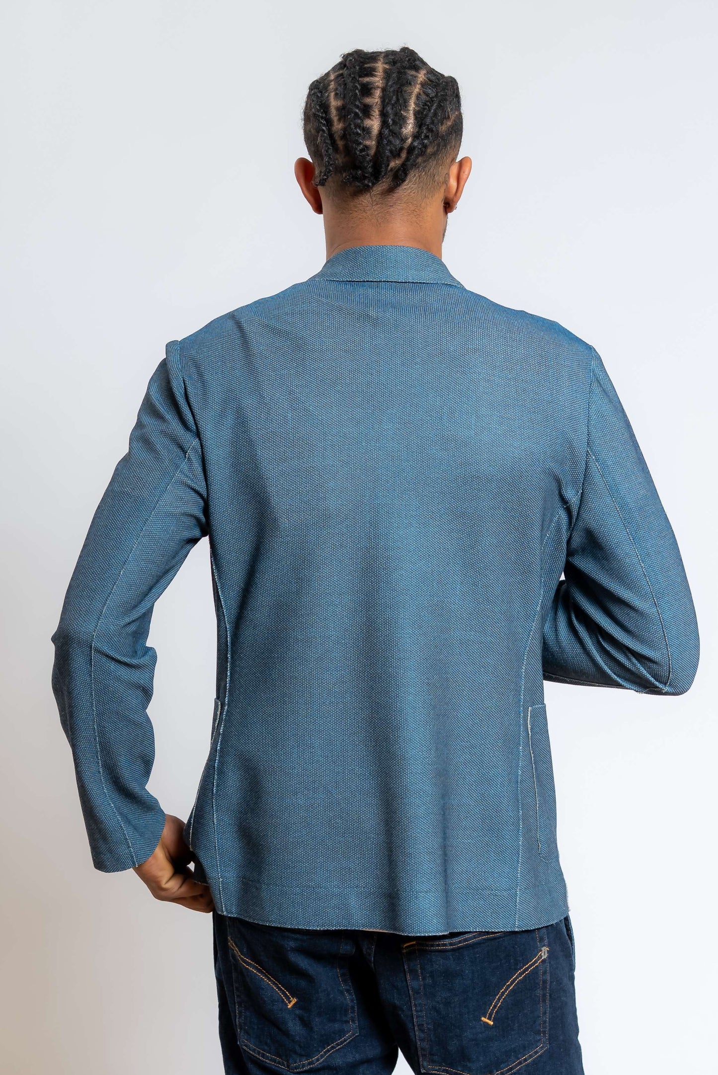 Giacca Picky in Tessuto Stampato Blu