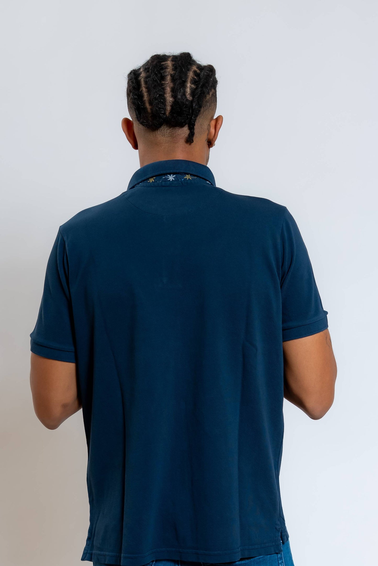 Polo Bliss in Piquet Blu con Logo