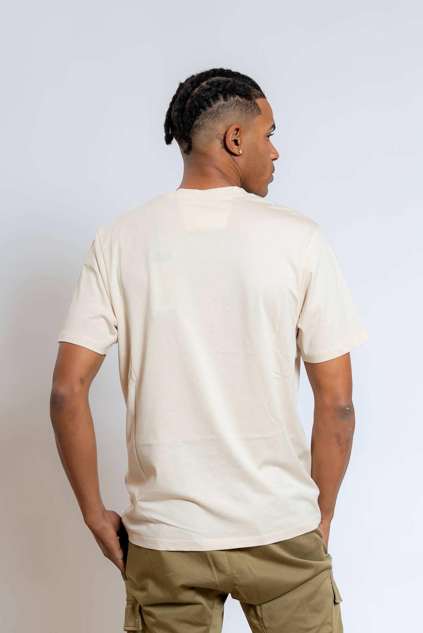 T-shirt Chest Logo Beige
