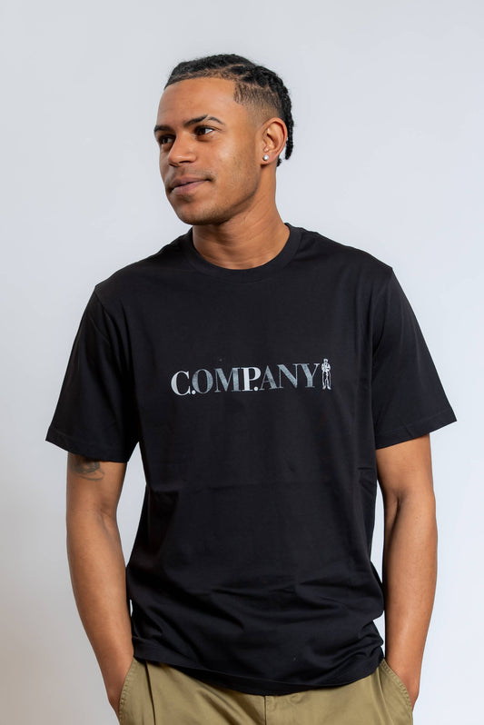 T-shirt Chest Logo Nera