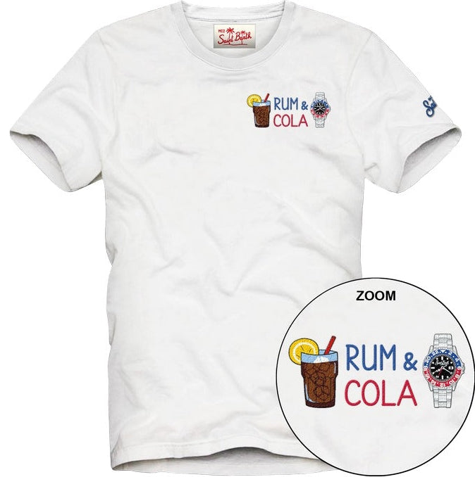 T-shirt Rum e Cola Bianca