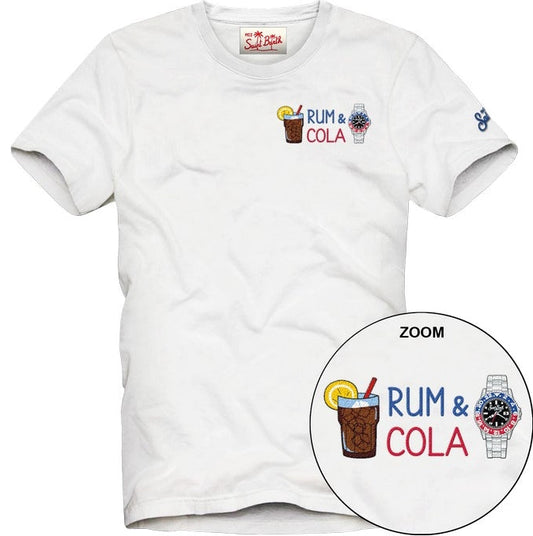 T-shirt Rum e Cola Bianca