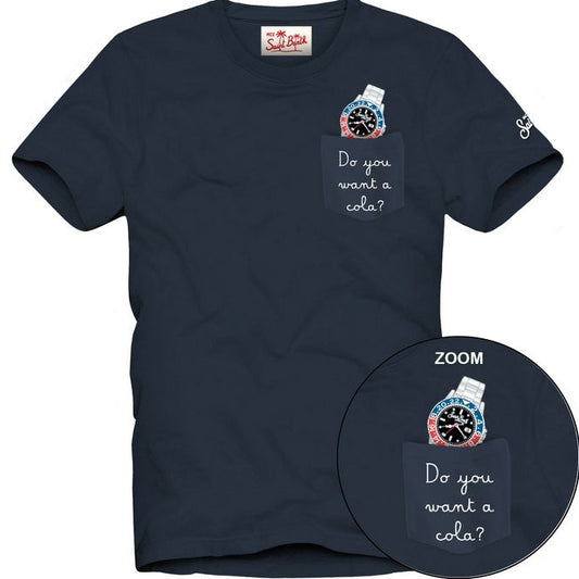 T-shirt Want a Watch Blu