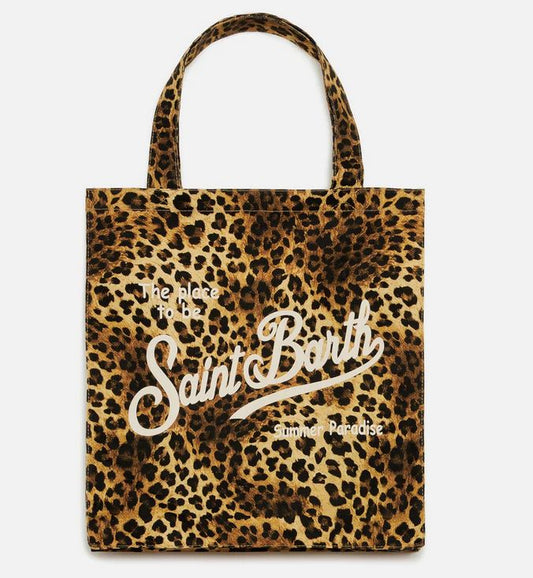 Borsa Shopper Essential Leopardata