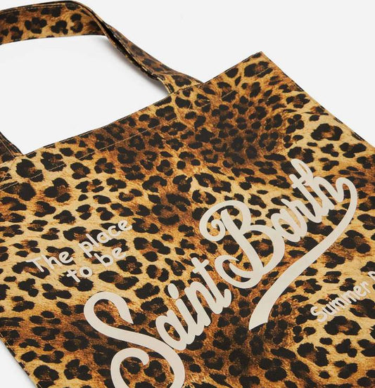 Borsa Shopper Essential Leopardata