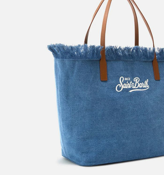 Borsa City Regular in Denim Blu