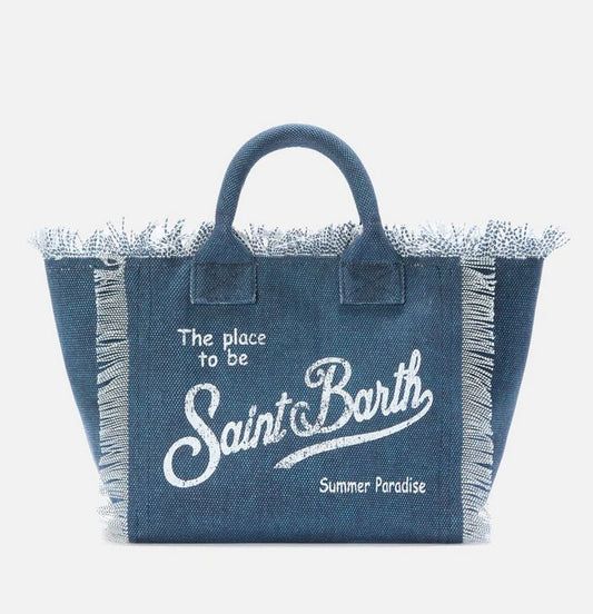 Borsa Colette In Denim Blu