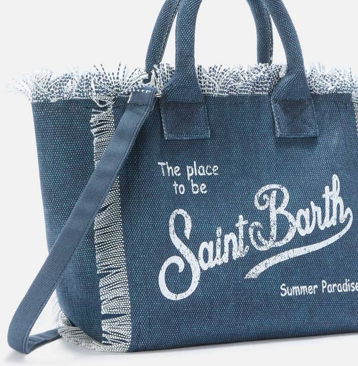 Borsa Colette In Denim Blu