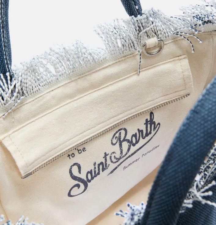 Borsa Colette In Denim Blu