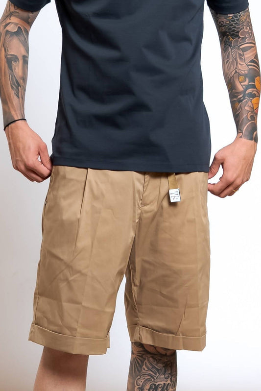 Bermuda in Cotone Beige