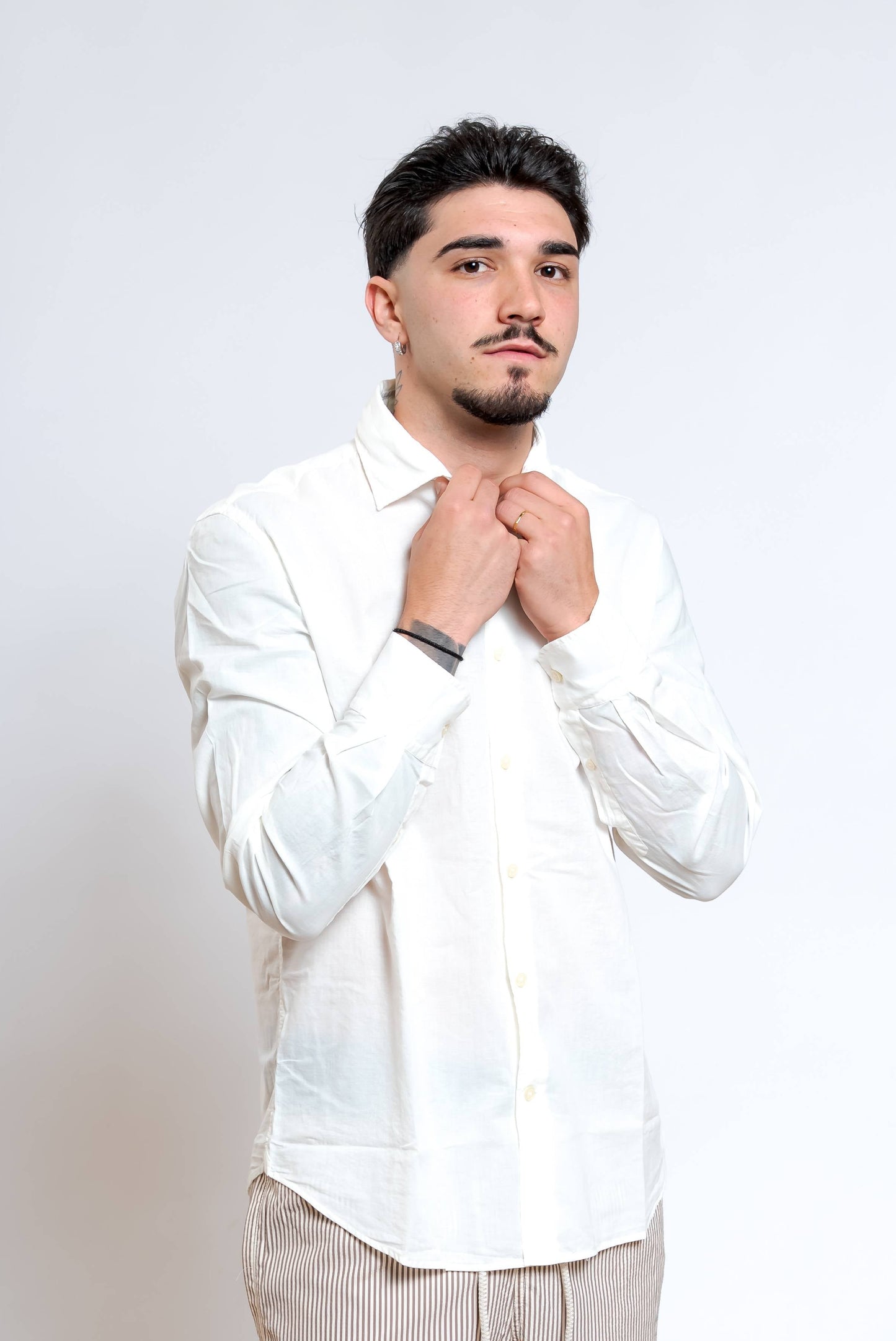 Camicia St. Barth in Cotone Bianco